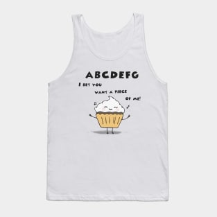 ABCDEFG Cupcake Tank Top